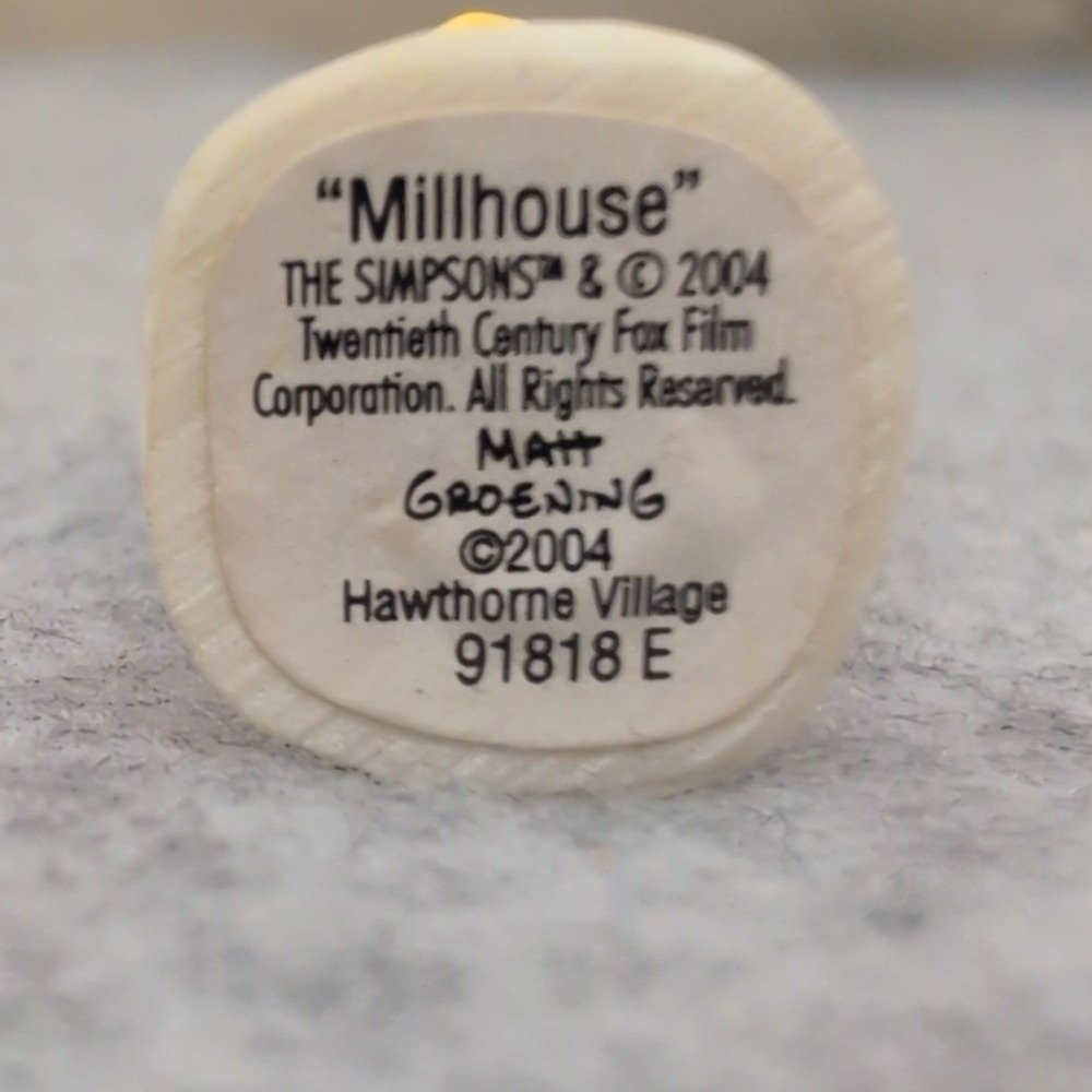 The Simpsons Hawthorne Village Milhouse Van Houten Squishee Figurine 2004 91818E - Picture 4 of 4